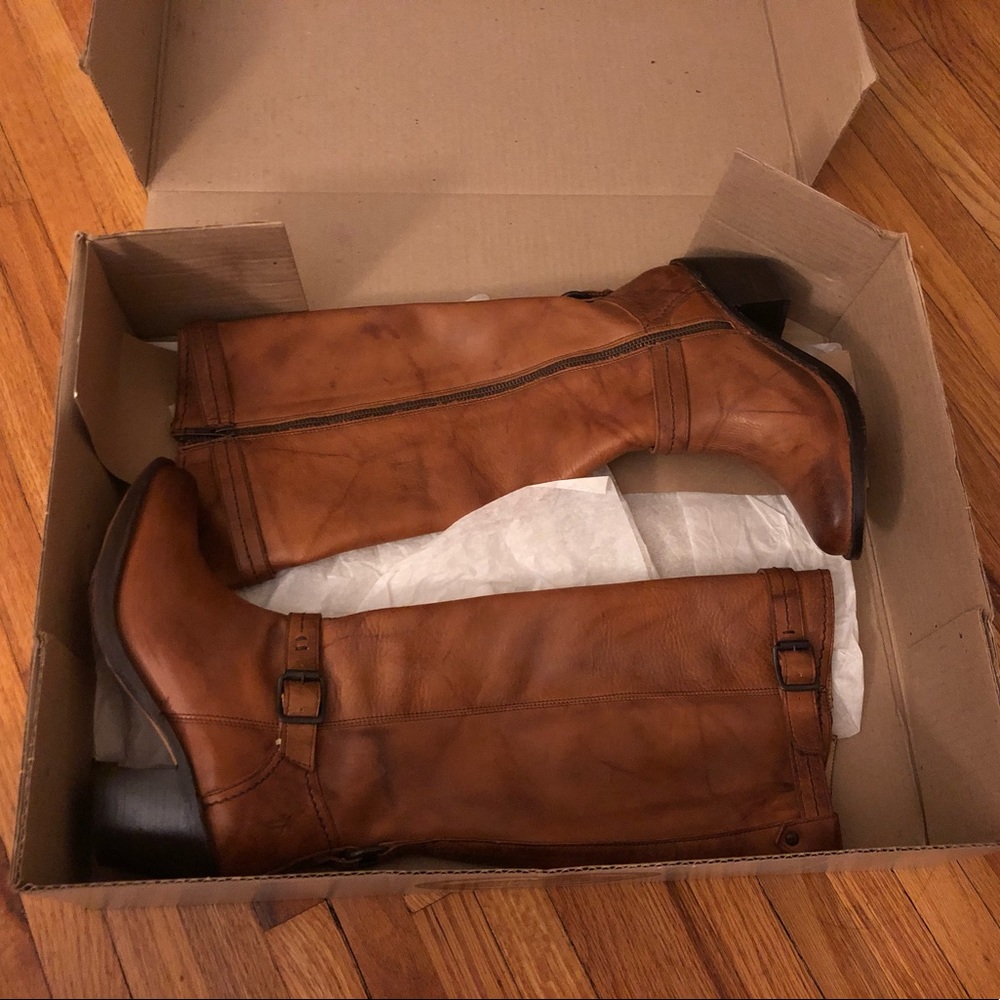 Frye Carmen Saddle Boots